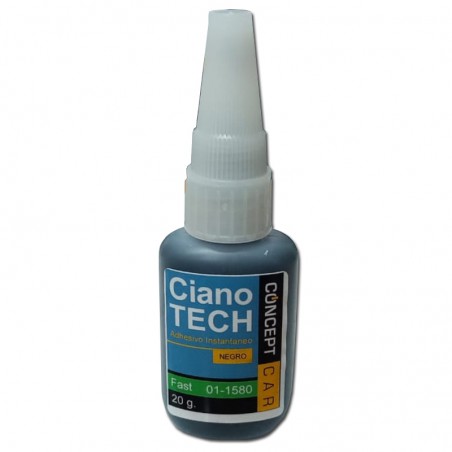 PEGAMENTO CIANOCRILATO NEGRO CONCEPT CAR 20GR