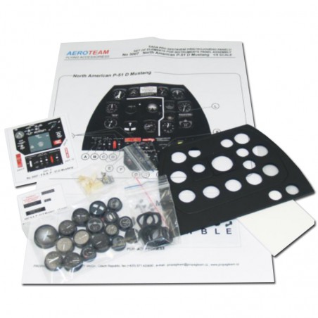 KIT PANEL INSTRUMENTOS P-51 MUSTANG 1/5