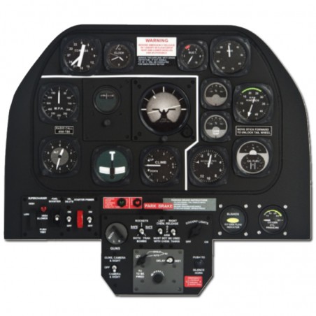 KIT PANEL INSTRUMENTOS P-51 MUSTANG 1/4