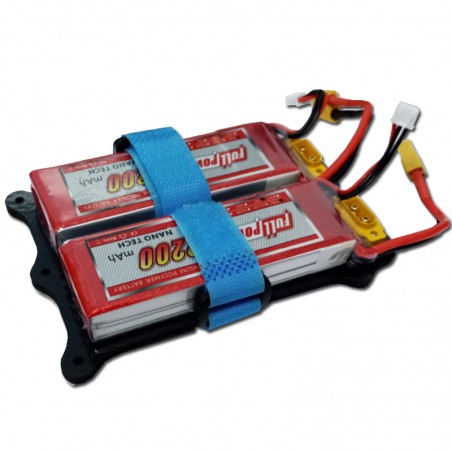 BANCADA 2 BATERIAS LIPO 2200 2-4S