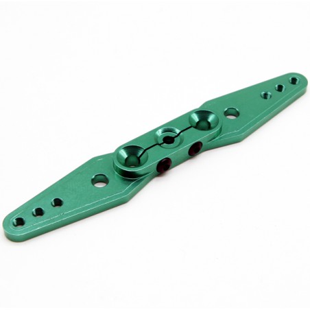 BRAZO SERVO ALUMINIO DOBLE 89MM FUTABA 25T VERDE