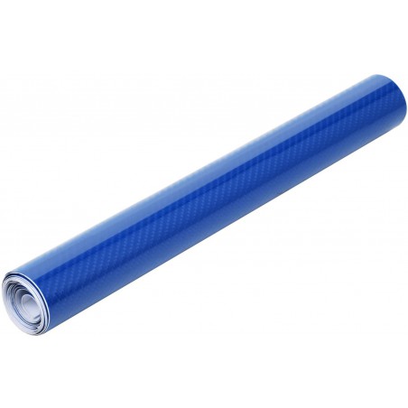 VINILO ADH. IMIT/CARB. 30 X 100CM AZUL BRILL