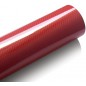VINILO ADH. IMIT/CARB. 30 X 100CM ROJO BRILL