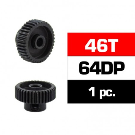 PIÑON MOTOR 46T MODULO 64 ACERO HSS 3,17MM ULTIMATE