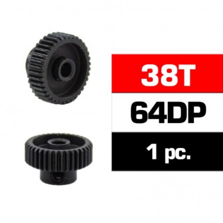 PIÑON MOTOR 38T MODULO 64 ACERO HSS 3,17MM ULTIMATE