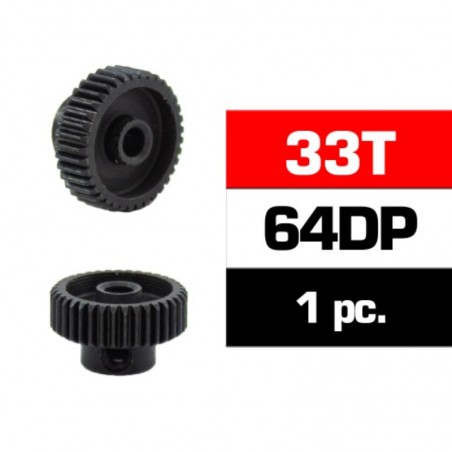 PIÑON MOTOR 33T MODULO 64 ACERO HSS 3,17MM ULTIMATE