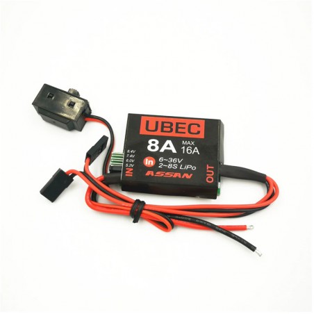 REGULADOR DE TENSION 6V 8A UBEC ASSAN