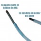 EJE FLEXIBLE 290mm AL MOTOR 4mm PARA HELICE M5 JOYSWAY US.1 V2 4MM EJE FLEXIBLE 290mm AL MOTOR 4mm PARA HELICE M5 JOYSWAY US.1 V2 4MM