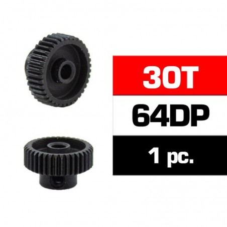 PIÑON MOTOR 30T MODULO 64 ACERO HSS 3,17MM ULTIMATE