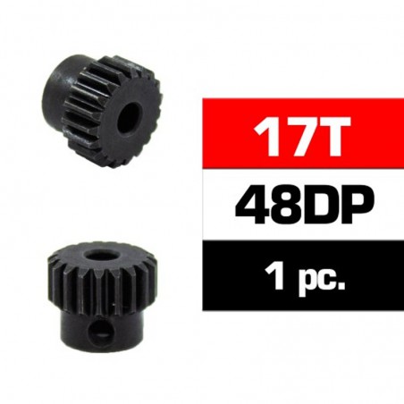 PIÑON MOTOR 17T MODULO 48 ACERO HSS 3,17MM ULTIMATE