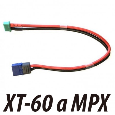 CABLE CONVERSION XT-60 A MPX 250MM DUALSKY