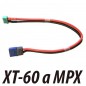 CABLE CONVERSION XT-60 A MPX 250MM DUALSKY