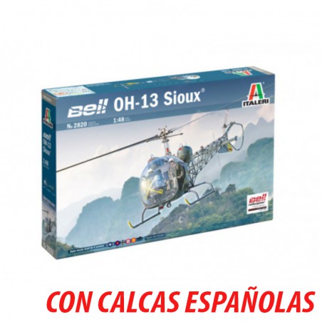 MAQUETA 1:48 HELICOPTERO OH-13 SIOUX ESPAÑ ITALERI