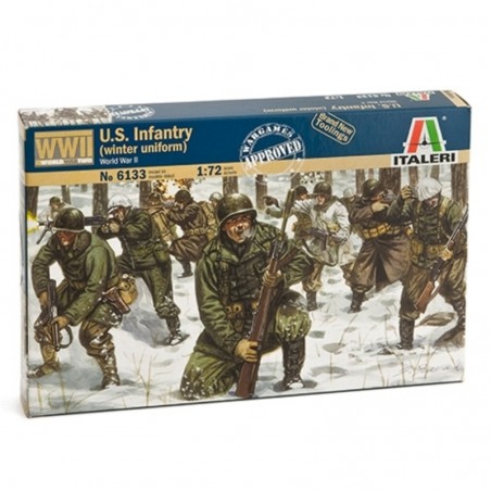 MAQUETA 1:72 INFANTERIA DE INVIERNO AMERICANA WWII ITALERI