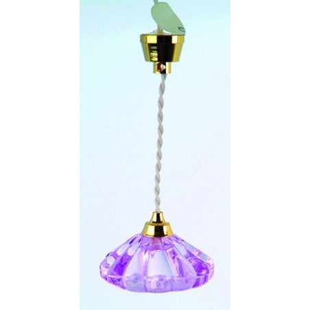 ZZ LAMPARA DE TECHO  TONOS ROSA 12V