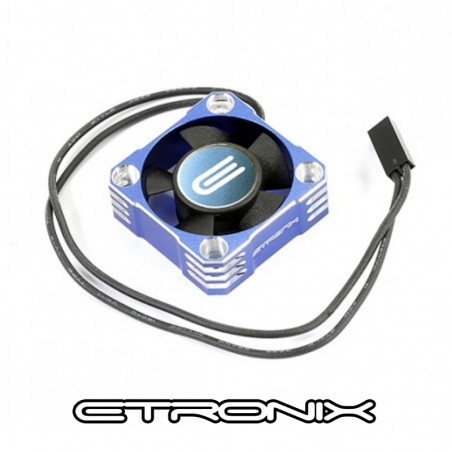 VENTILADOR 30X30MM ALUMINIO CON CONECTOR JST 28000