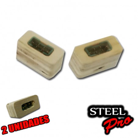 BANCADA MADERA CONECTOR MULTIPLEX STEEL PRO (2 UNIDADES)