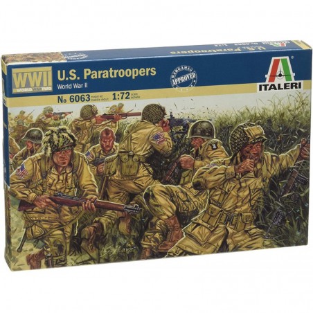 MAQUETA 1:72 PARACAIDISTAS US WWII ITALERI
