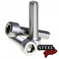 TORNILLO ALLEN CILINDRICO INOXIDABLE M2,5X6 (10 UNIDADES) BLISTER STEEL PRO