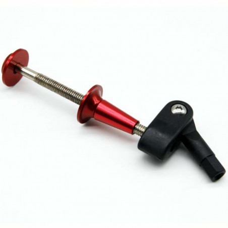 HORN AJUSTABE M4X60MM ALUMINIO ROJO