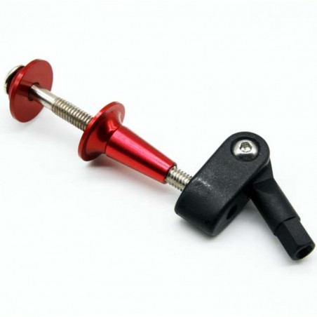 HORN AJUSTABE M4X50MM ALUMINIO ROJO