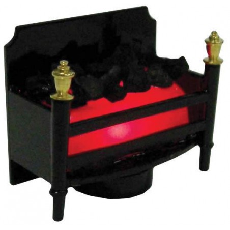 ZZ PARRILLA P/ CARBON CHIMENEA, C/ LUZ