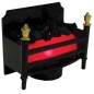 ZZ PARRILLA P/ CARBON CHIMENEA, C/ LUZ