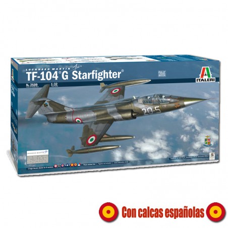 MAQUETA AVION 1:32 STARFIGHTER ESPAÑOL ITALERI