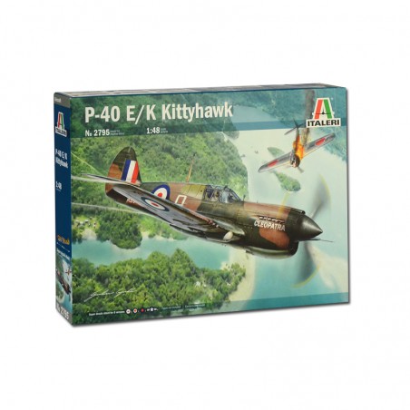 MAQUETA AVION 1:48 P-40E/K KITTYHAWK ITALERI