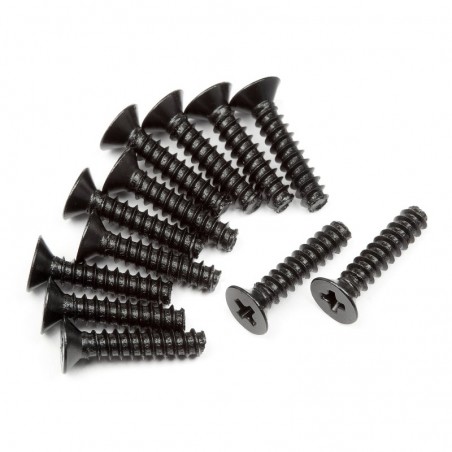 TORNILLO AVELLANADO ROSCA CHAPA 2.6X12MM (12 UNI) HPI