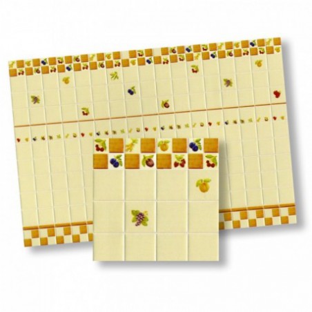 ZZ BALDOSA ESTAMP. 15X27,5 (4) V.U. *