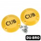 RUEDA GOMA ESCALA 1/5 PIPER J3 DUBRO (2UDS)