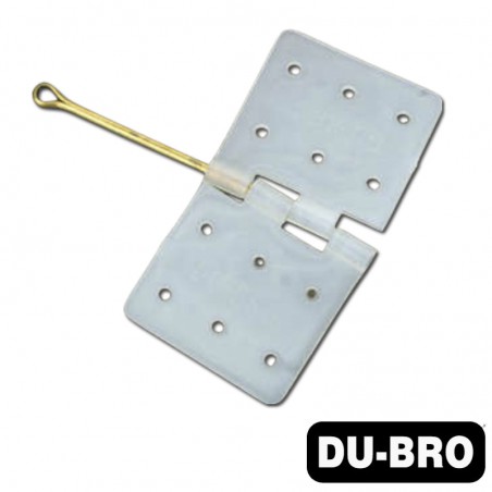 BISAGRA NYLON 19x35x1mm (15 unidades) DUBRO 257