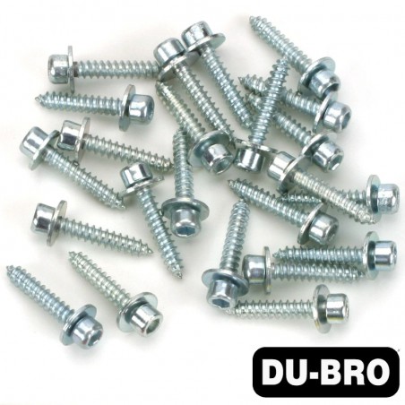 TORNILLO ALLEN SERVOS 2X7/16" (24 uds) DUBRO