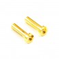 CONECTOR MACHO ORO 4MM 90º (2 UNIDADES) CONECTOR MACHO ORO 4MM 90º (2 UNIDADES)