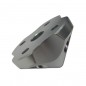 CONO ALUMINIO PLATA 41X41X26MM DLE55/65