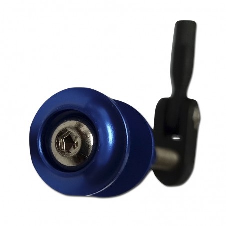 HORN AJUSTABE M5X75MM ALUMINIO AZUL