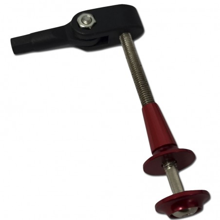 HORN AJUSTABLE M4X65MM ALUMINIO ROJO
