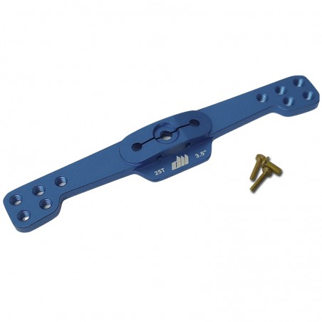 BRAZO SERVO DOBLE ALUMINIO 89mm 25T DUALSKY (Válido para servos Futaba, KST, Dualsky, Savox y muchos mas)