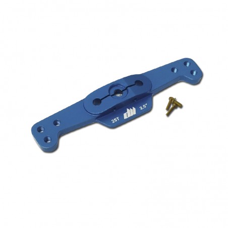 BRAZO SERVO ALUMINIO DOBLE 64mm 25T DUALSKY (Válido para servos Futaba, KST, Dualsky, Savox y muchos mas)
