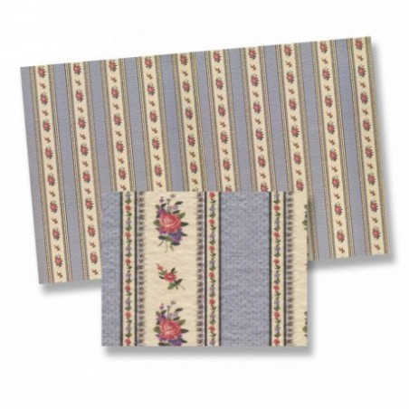 ZZ PAPEL PARED IMIT. ROPA  *