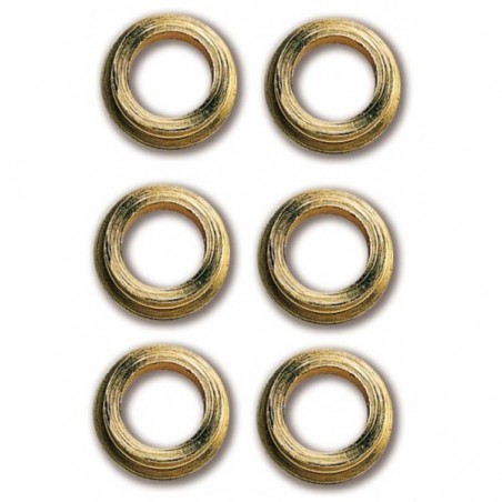 OJOS DE BUEY DE LATON 8mm CONSTRUCTO (6 unidades)