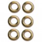 OJOS DE BUEY DE LATON 8MM (6 UNIDADES)