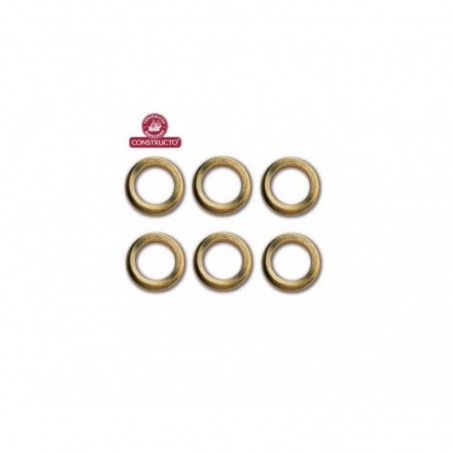 OJOS DE BUEY LATON 10MM (6 UNIDADES)