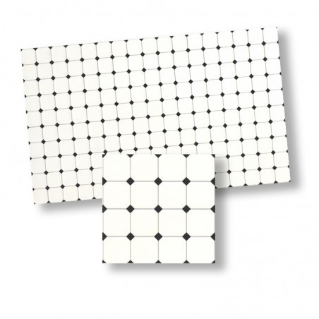ZZ BALDOSA ROMBO NEGRO 12X24 (4) V.U. *