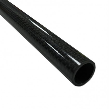 TUBO F/ CARBONO 3K  50CM  ( 22 ext. X 20 int.)