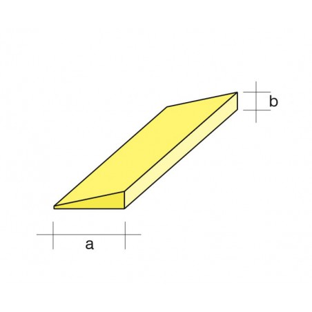 BORDE SALIDA RECTANGULAR 5X25X1000MM