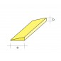 BORDE SALIDA RECTANGULAR 5X20X1000MM