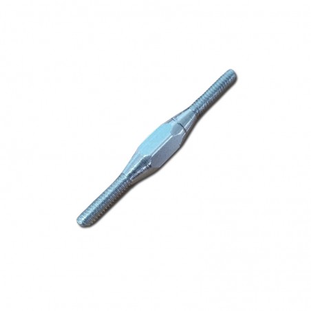 VARILLA MANDO DOBLE ROSCADA M3 ALUMINIO 40MM