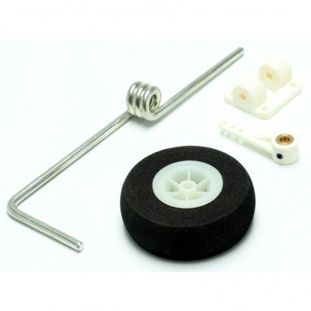 CONJUNTO RUEDA ORIENTABLE DELANTERA 4MM